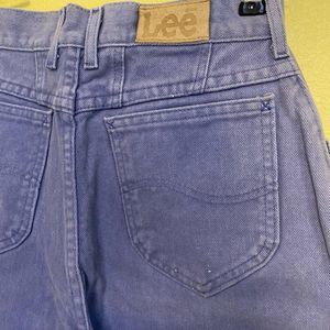 Vintage Lee Jeans, high waisted Mom jeans, purple